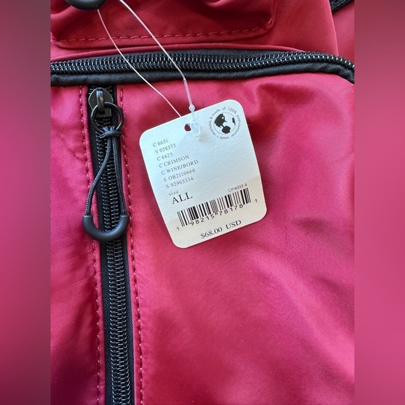NWT Free People Sprinter Sling Bag in Crimson - Picture 7 of 7